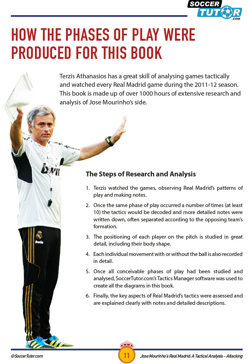 Jose Mourinhos Real Madrid: A Tactical Analysis - Attacking and Defending in the 4-2-3-1 - research-based soccer phases