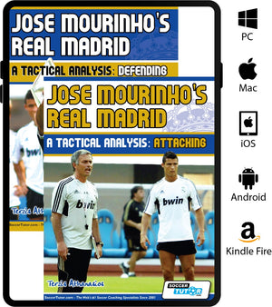 Jose Mourinhos Real Madrid: A Tactical Analysis - Attacking and Defending in the 4-2-3-1 - 2 Book Bundle, paperback and ebook by soccertutor