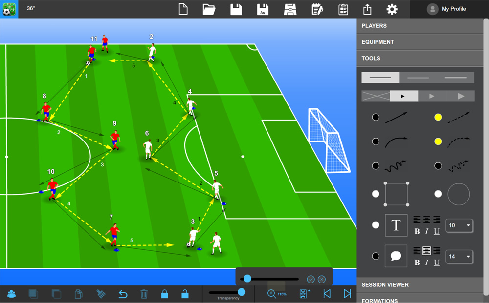 Tactics Manager Soccer Coaching Software - Create your own ...