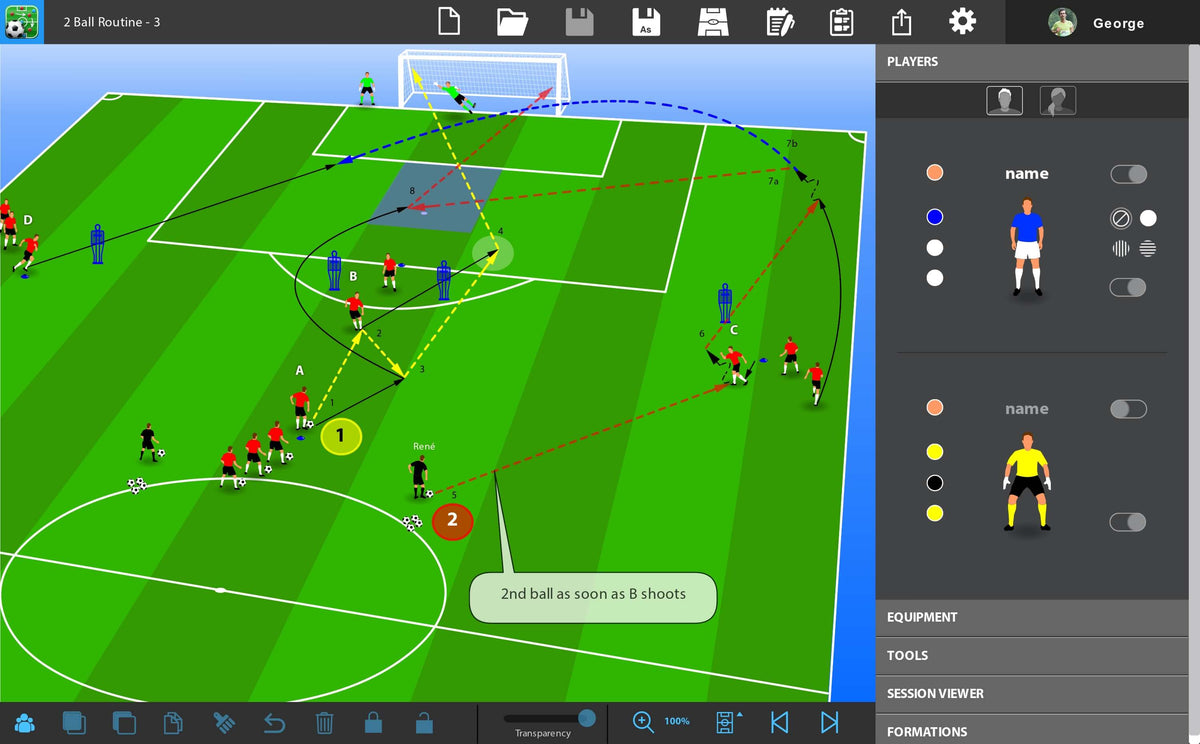 Tactic Software Tactics Manager Soccer Coaching Software - Create your own Practcies ...