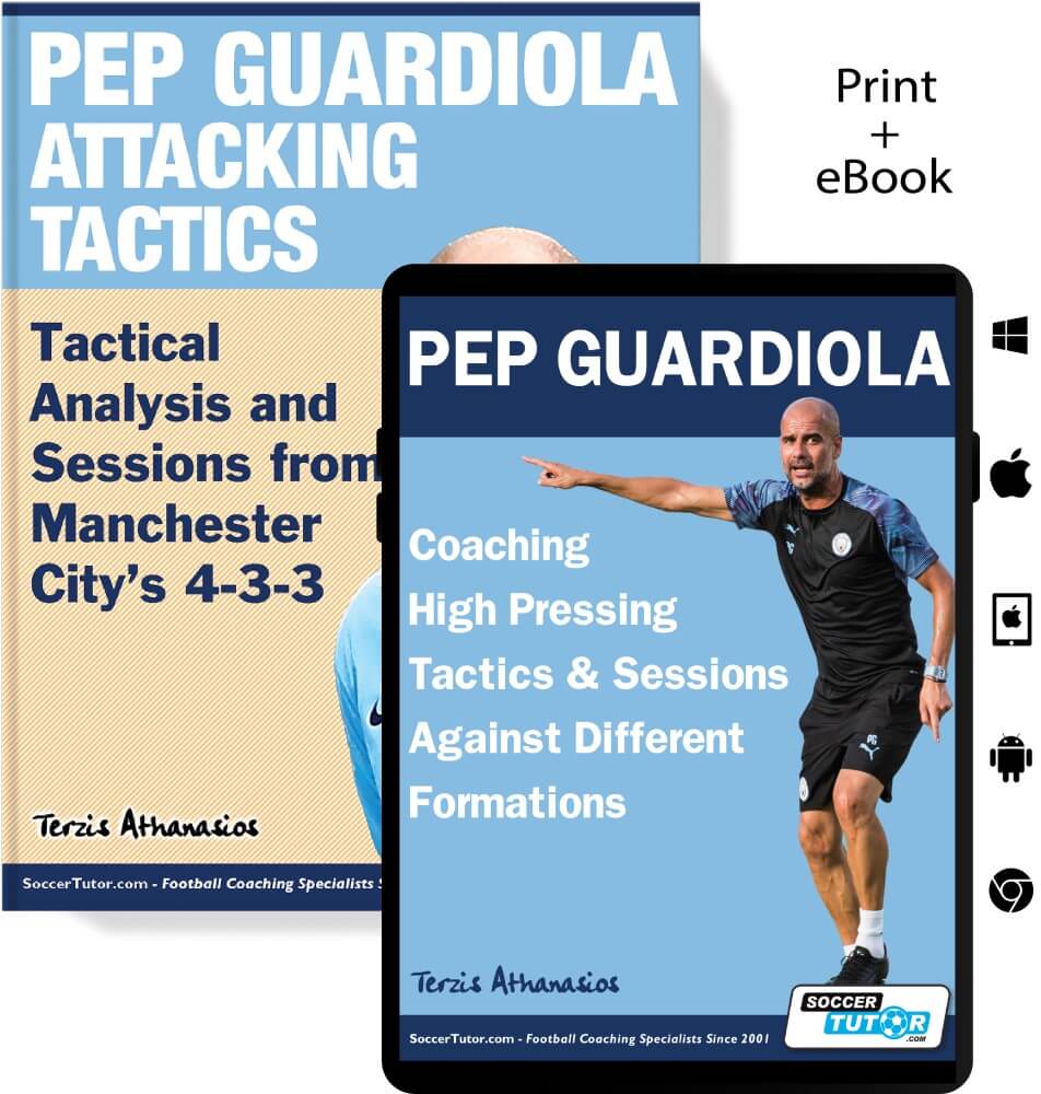 Pep Guardiola Complete Coaching Bundle - Attacking Tactics & High Pressing (2 Books — Save 25%)