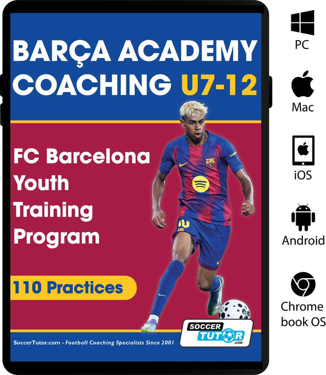 Barça Academy Coaching U7–12 - FC Barcelona Youth Training Program (110 Practices)