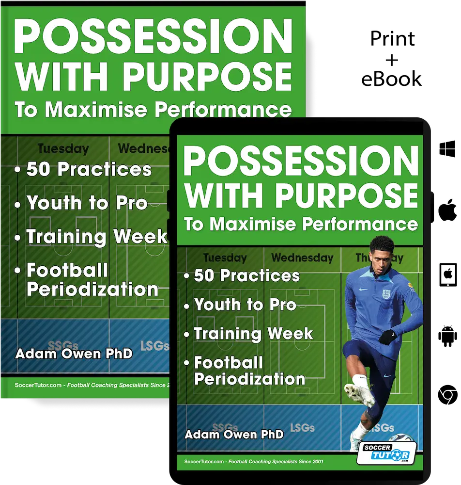 Possession with Purpose to Maximise Performance: 50 Practices - Youth to Pro - Training Week - Football Periodization