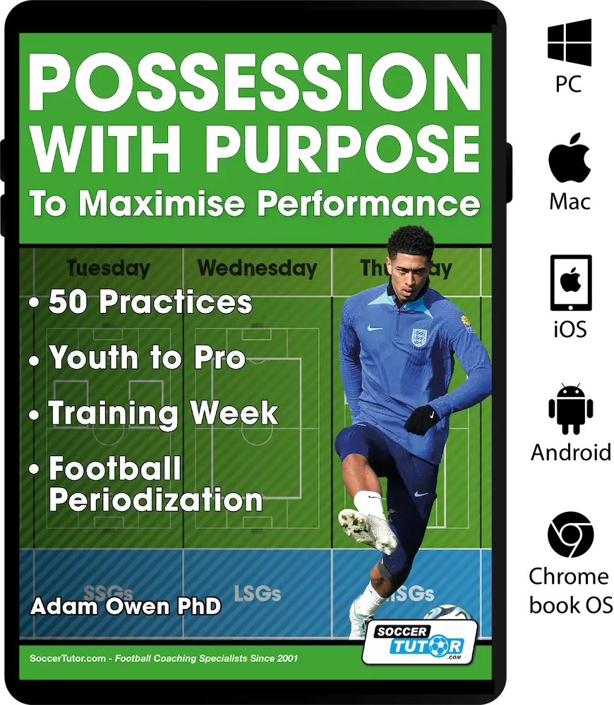 Possession with Purpose to Maximise Performance: 50 Practices - Youth to Pro - Training Week - Football Periodization