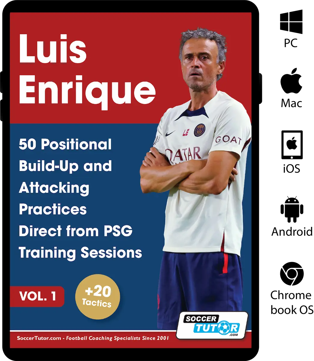 Luis Enrique: 50 Positional Build-Up and Attacking Practices Direct from PSG Training Sessions - Vol. 1