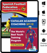 Catalan Academy & Spanish FA Coaching Programs Bundle U7-12 - 206 Practices (2 Books — Save 25%)