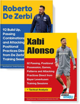 De Zerbi & Xabi Alonso: 174 Passing, Possession & Attacking Practices — 2-Book Bundle (Save 25%)