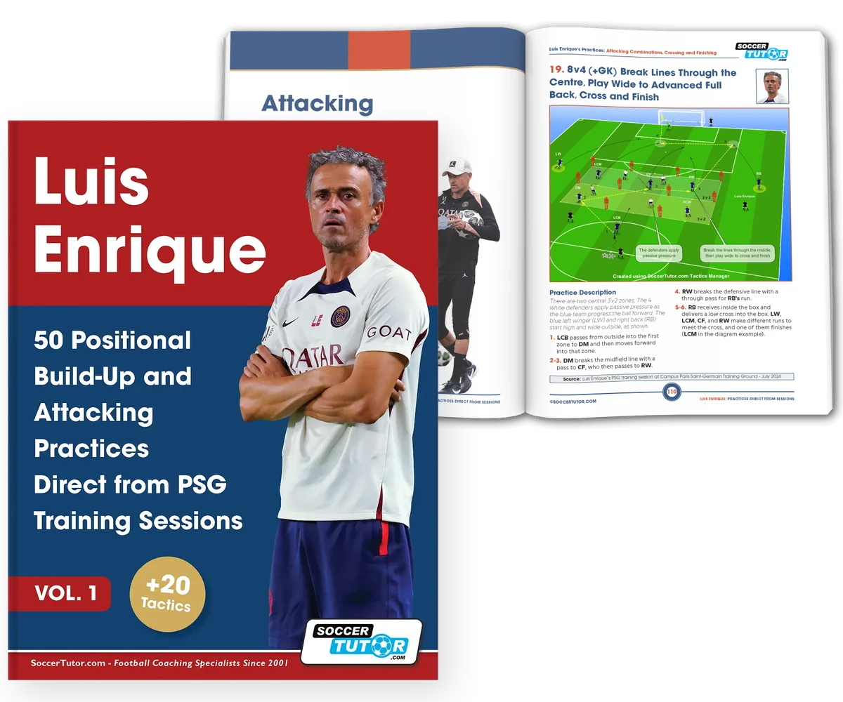 Luis Enrique 50 Positional Build-Up and Attacking Practices Direct from PSG Training Sessions Vol. 1