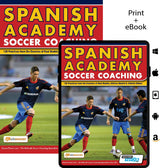 Spanish Academy Soccer Coaching by SoccerTutor features 120 practices from coaches of Real Madrid, Atlético Madrid, and Athletic Bilbao. paperback and eBook bundle