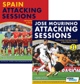 The SoccerTutor bundle Jose Mourinho Attacking Sessions + Spain Attacking Sessions features over 250 practices and expert attacking strategies from Spain’s national team and José Mourinho with Real Madrid players.