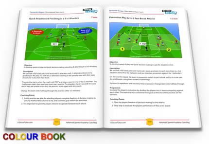 SoccerTutor.com - Advanced Spanish Academy Coaching - 120 Technical, Tactical and Conditioning Practices from Top Spanish Coaches