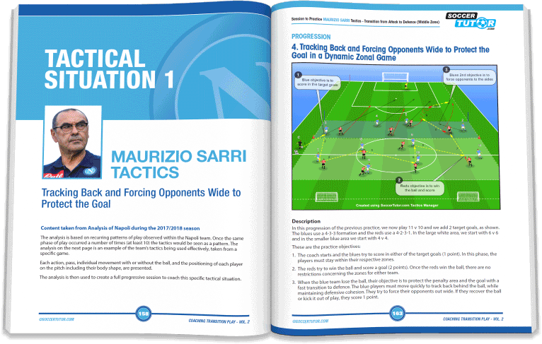 SoccerTutor.com - Coaching Transition Play Vol. 2 Full Sessions from the Tactics of Pochettino, Sarri, Jardim & Sampaoli